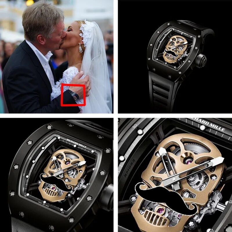 37 миллионов рублей. Richard Mille Песков. Часы Richard Mille часы Пескова. Часы Пескова Richard Mille RM 52-01.