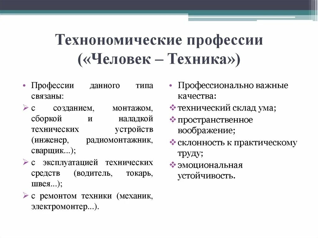 Профессионально важные качества профессии. Технономические профессии. Человек-человек качества профессионально важные. Профессиональные качества техника. Основные группы профессии