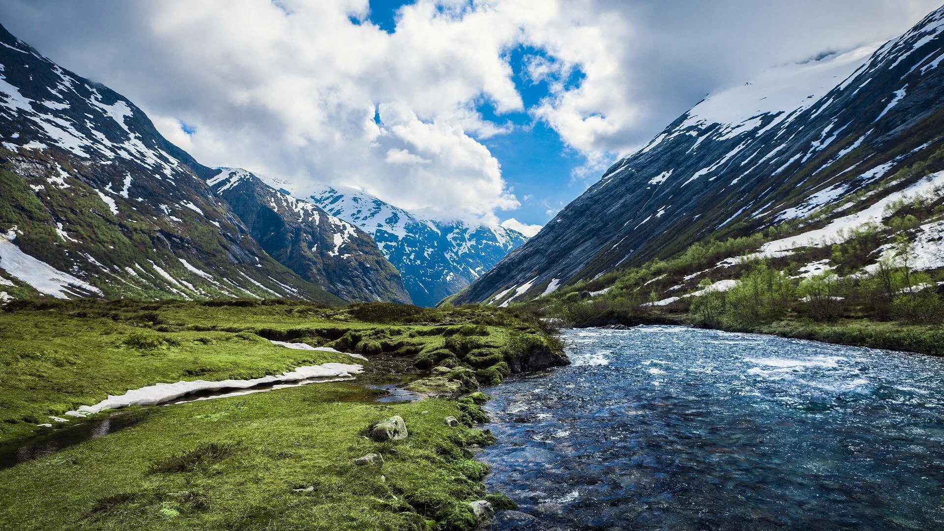 4khd. Актру горный Алтай. Горный ручей Архыз. Река Фьорд. Горный ручей Норвегия.