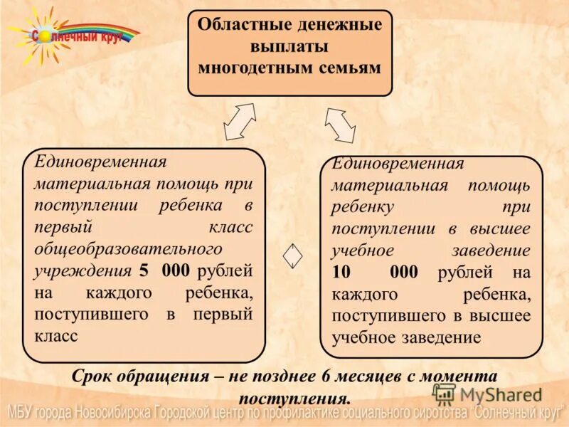 Денежные компенсации многодетным семьям. Замена отпуска денежной компенсацией.