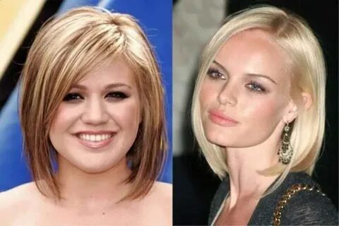 прически на средние волосы широкое лицо