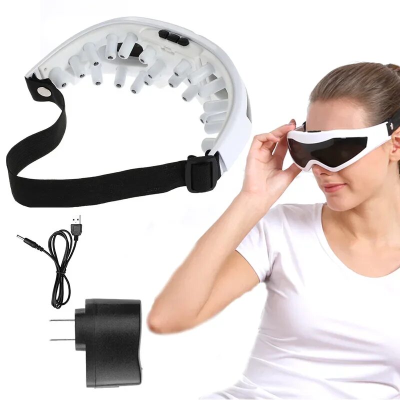 Массажные очки ямагучи. Очки массажеры для глаз Eye Massager. Вибромассажер для глаз Eye Care Massager. Магнитный массажер для глаз Eye Care. Массажер для глаз kuplace, массажные очки Eye Care Massager, черный.