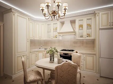 Кухни классика фото светлый