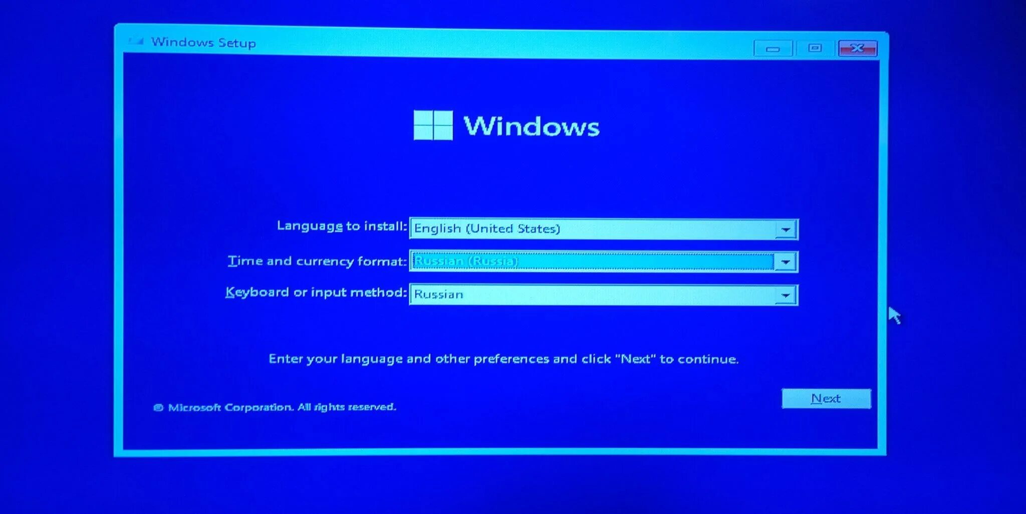 Windows 11 setup