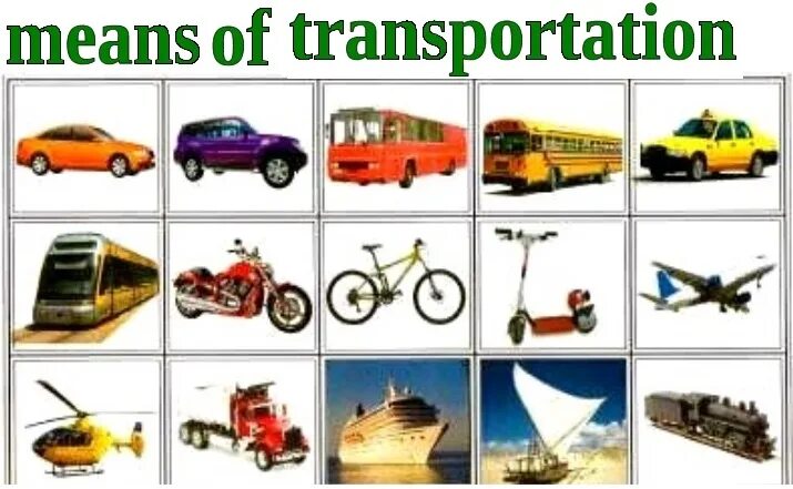 The are different means of. All types of transport. kinds of transport. different types of transport. виды транспорта на английском.