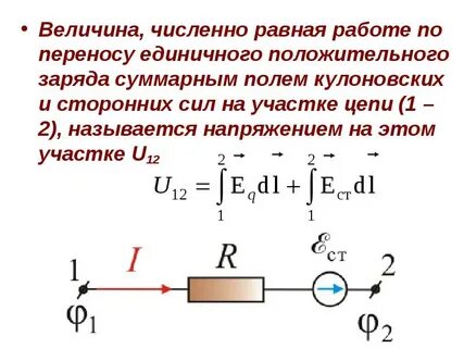 Какой заряд прошел через участок цепи