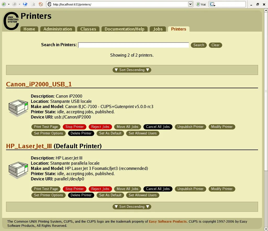 Cups web Интерфейс. Common Unix Printing System. Print System net Version 3. Http cups
