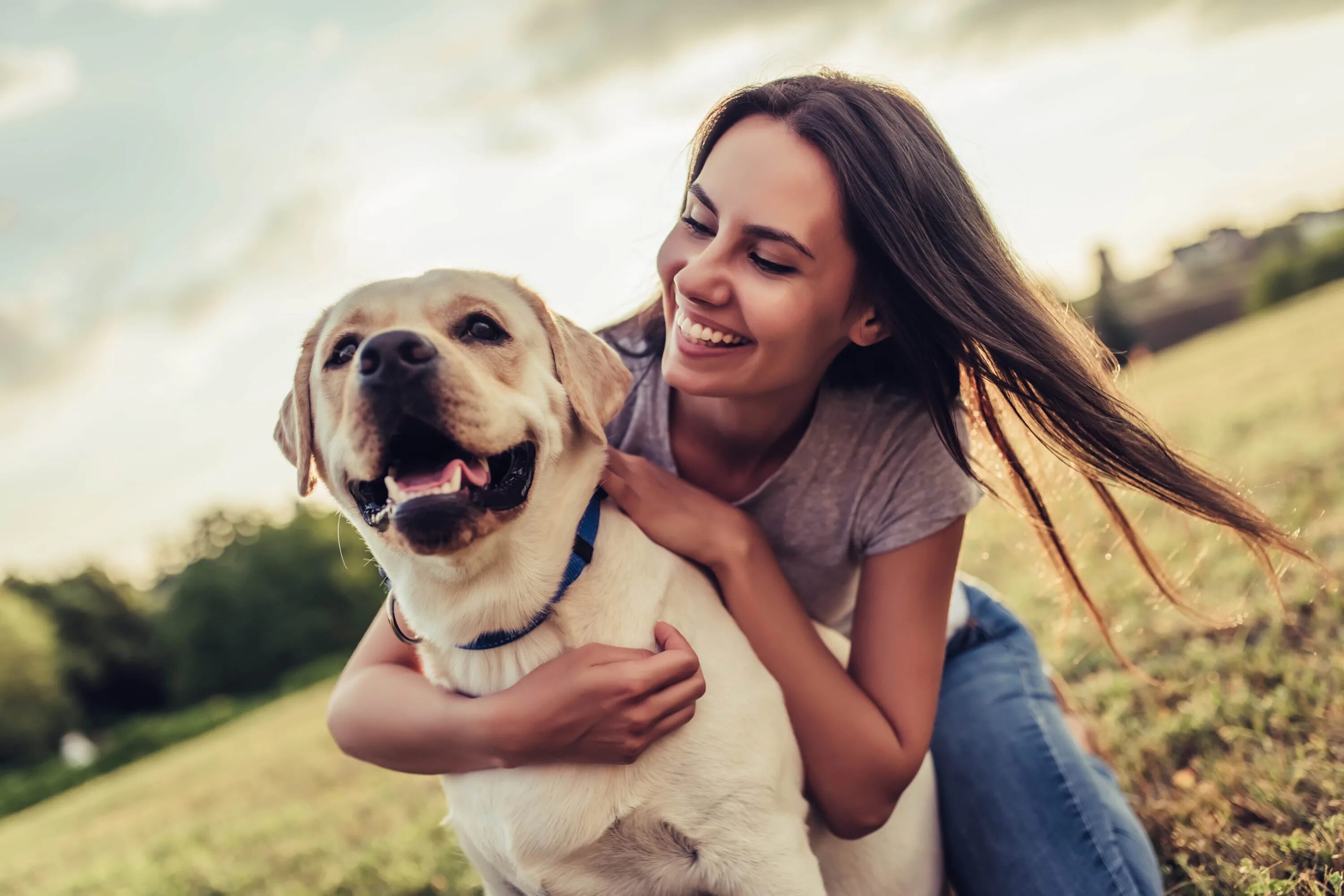 Dog has woman. Хозяин собаки. Счастливая собака. Счастливый человек с собакой. Счастливая собака с хозяином.