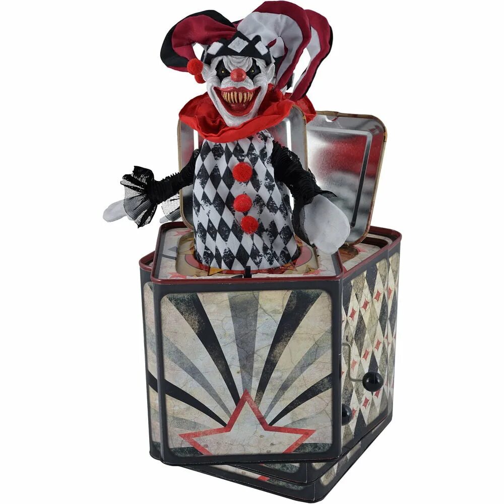 Клоун бокс. Jack in the Box демонические игрушки. Клоун Джек в коробке. Клоун Box.