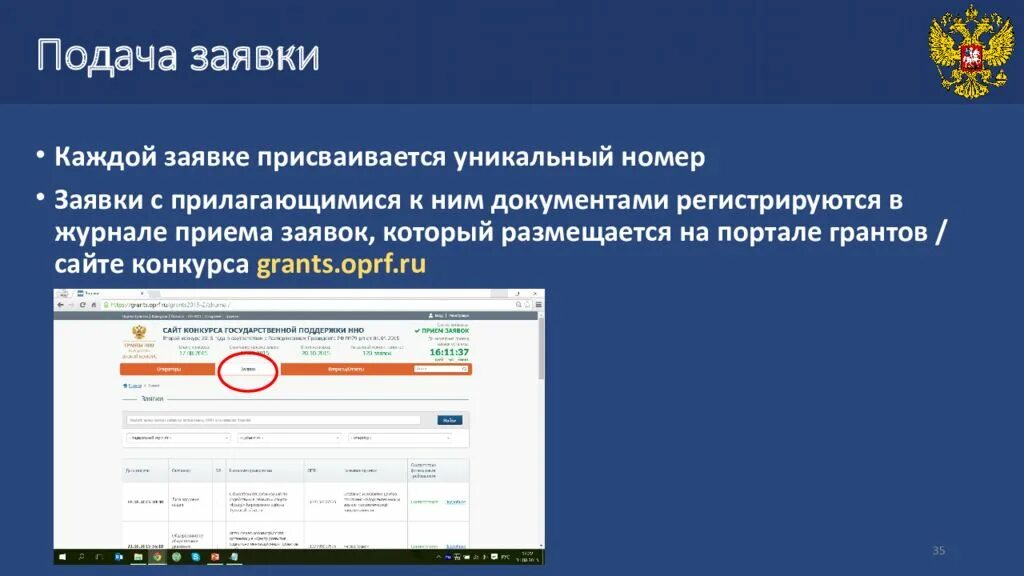 Номер заявки. Подача заявки на Грант. Уникальный номер. Уникальный номер как присваивается.