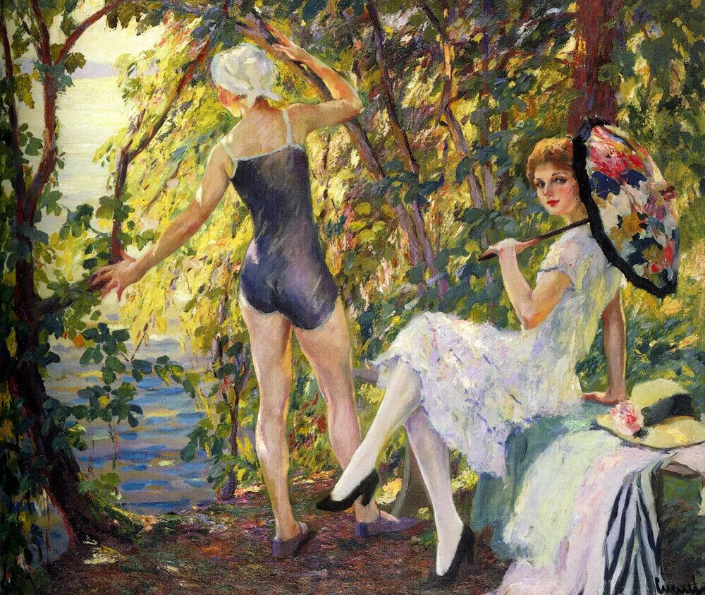 20 апреля художник. Edward Alfred Cucuel живопись. Импрессионист Edward Cucuel. Художник Edward Alfred Cucuel (1875-1954).