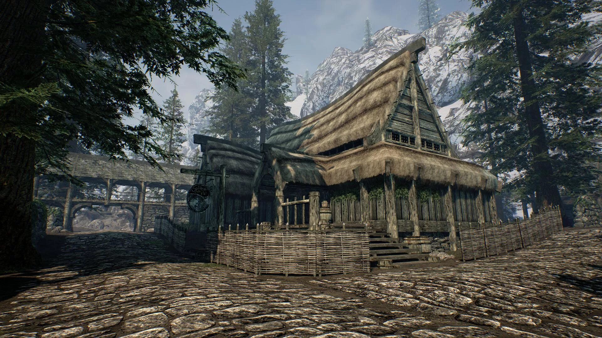 Скайрим моды локации. Ривервуд Unreal engine. Скайрим Unreal engine 5. Анриал 4 скайрим. The Elder Scrolls v: Skyrim локации.