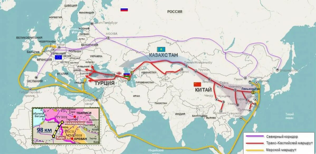 Международные транспортные маршруты. Шелковый путь Баку Тбилиси карс. Железная дорога Баку-Тбилиси-карс маршрут. Железнодорожный коридор Баку Тбилиси карс. Железная дорога Баку - Тбилиси - карс.