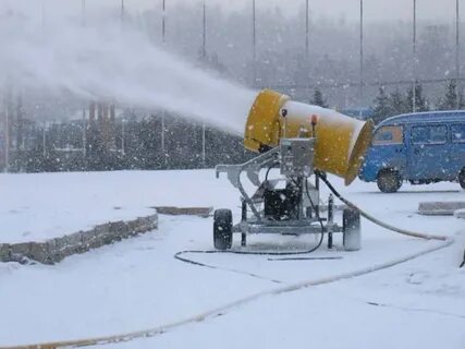 Snow made