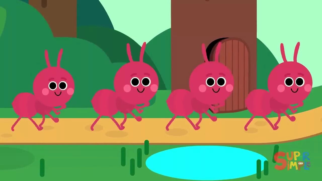 Song for kids go go go. The ants go marching. the ants go marching one by one song. the ants go marching super simple songs. the ants go marching the kiboomers.
