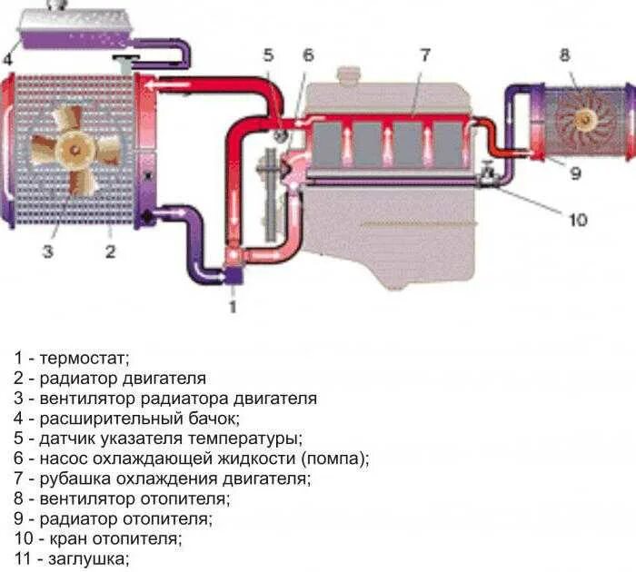 И установлен в систему охлаждения. Система охлаждения ДВС схема. Схема циркуляции охлаждающей жидкости автомобиля. Схема циркуляции охлаждающей жидкости ДВС. Схема системы охлаждения двигателя легкового автомобиля.