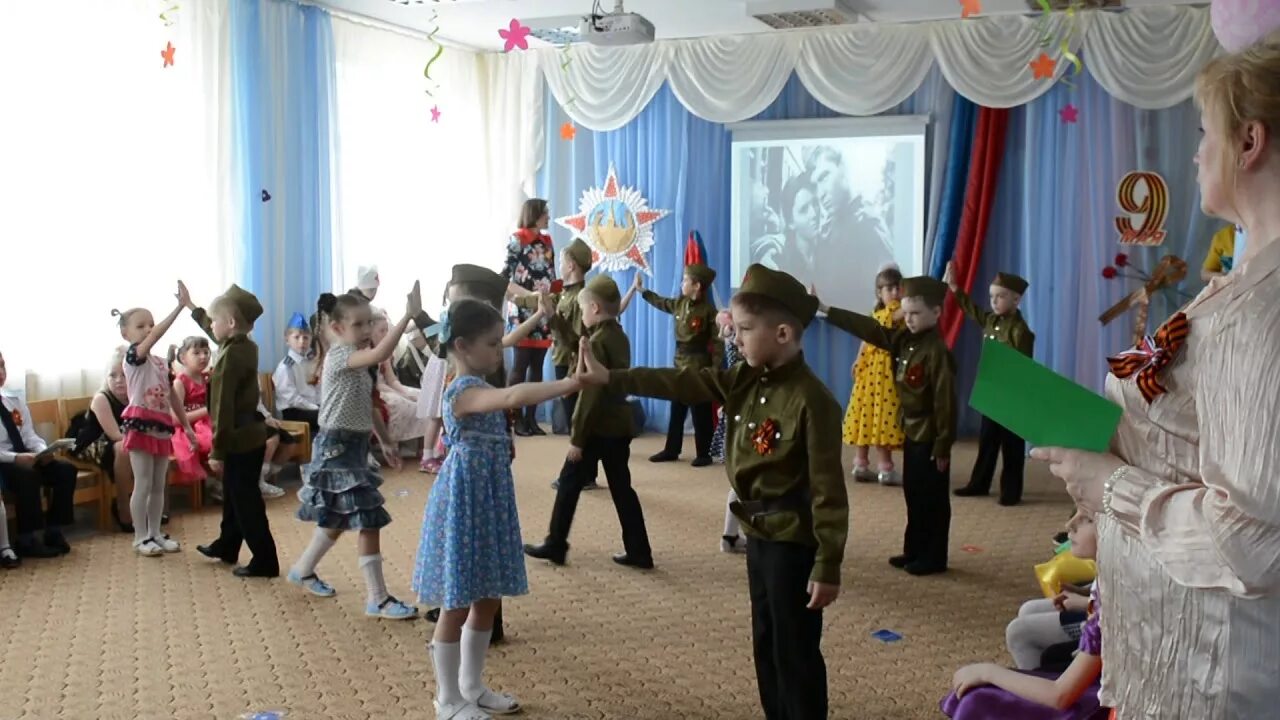 День победы в детском саду видео