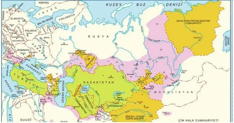 Карта великого турана подаренная эрдогану фото Приближенный к Эрдогану политик показал карту "Турции будущего" Гоша из Одессы