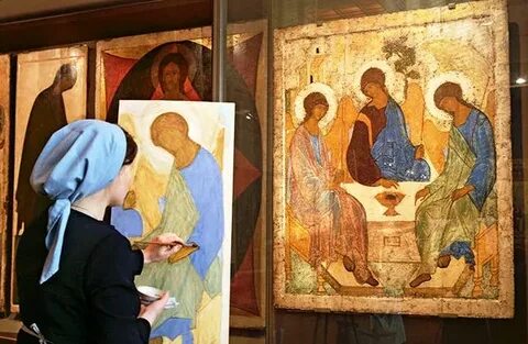 Троица третьяковская галерея