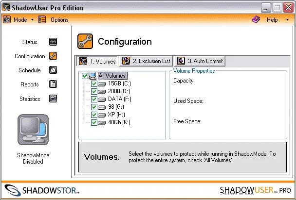 SHADOWUSER. SHADOWUSER Pro;. Shadowmode 2010. MYSCREENPROTECTOR - Cut&use Pro. Shadow user