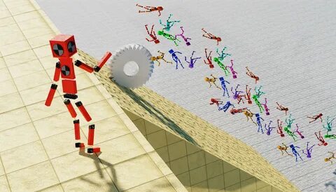 Ragdoll fall simulator