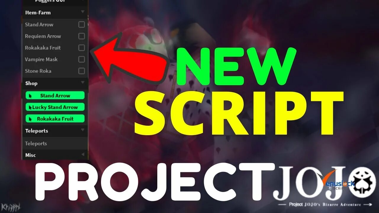 Heaven script. Jojo gui. jojo script.