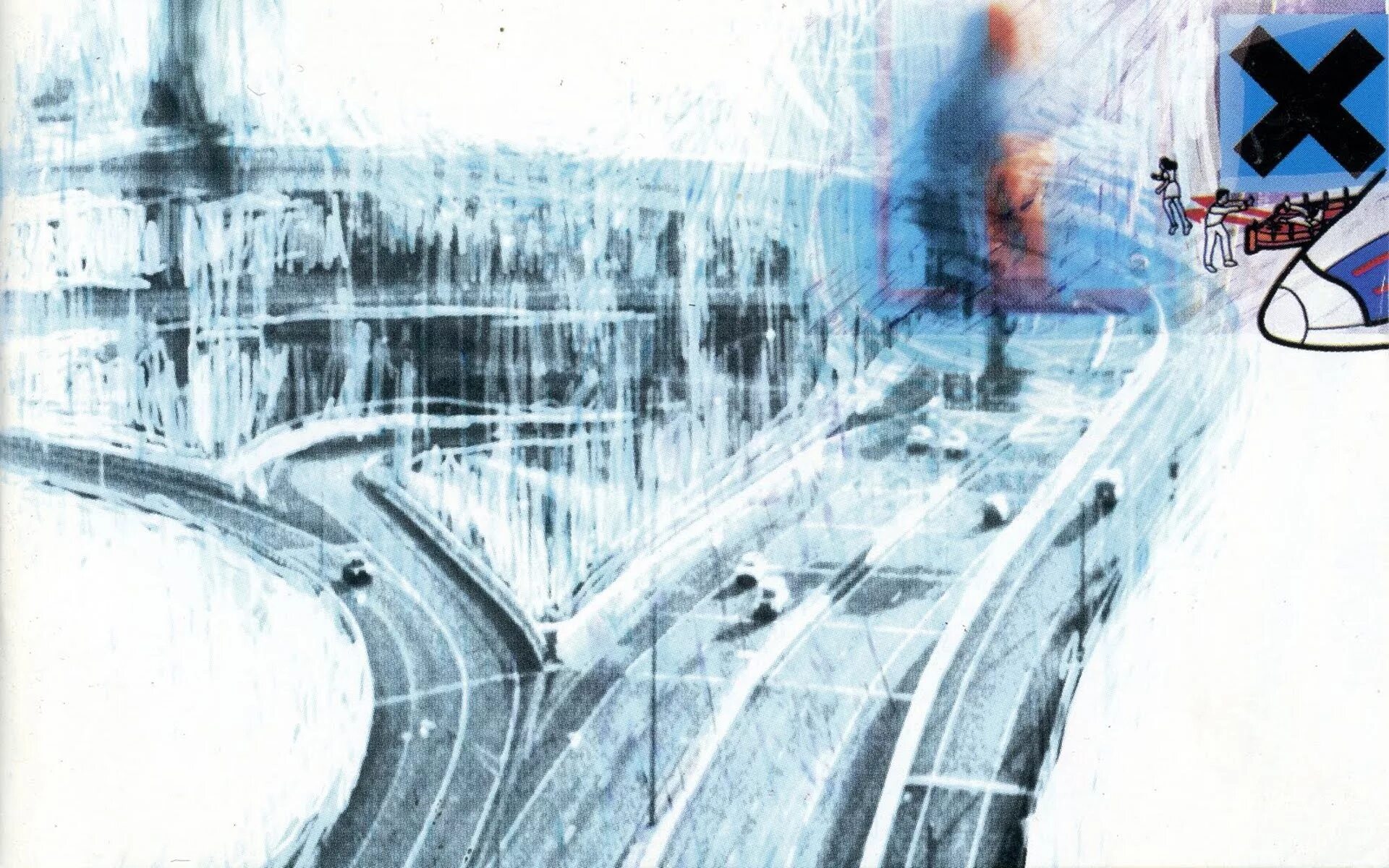 Ok computer 1997. Radiohead ok computer 1997. radiohead альбомы обложки ok computer. обои radiohead album. radiohead 1994.