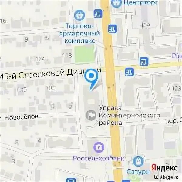 Челюскинцев воронеж на карте. Челюскинцев воронеж на карте
