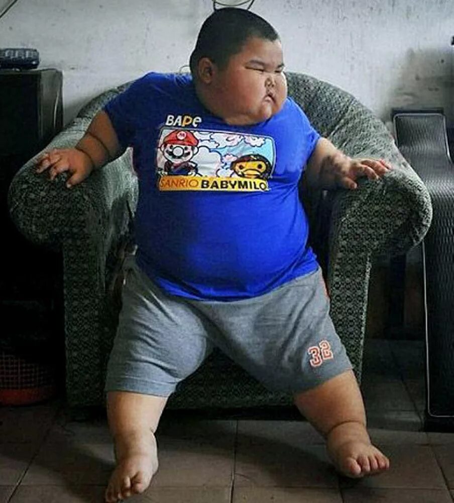 Толстый лилипутки. Лу Хао китайский мальчик. Лу Хао – самый толстый ребенок.