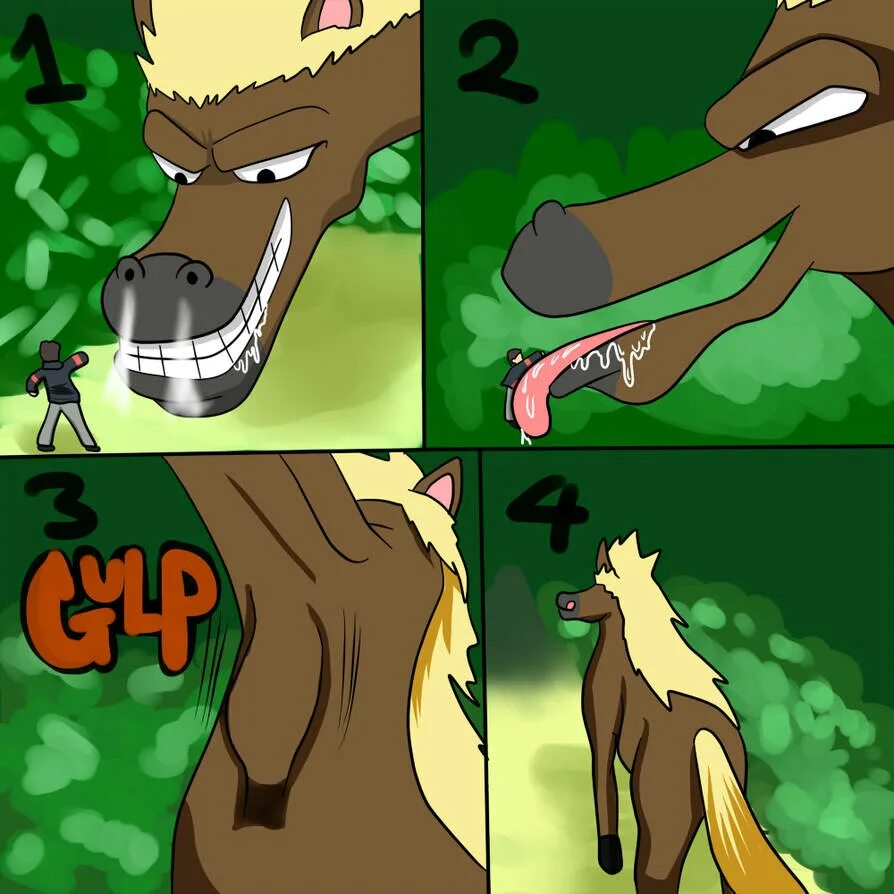 Vore hunter. Лошадь vore. лошадь vore ребенка. немецкая овчарка vore. путешествие в животе лошади vore.