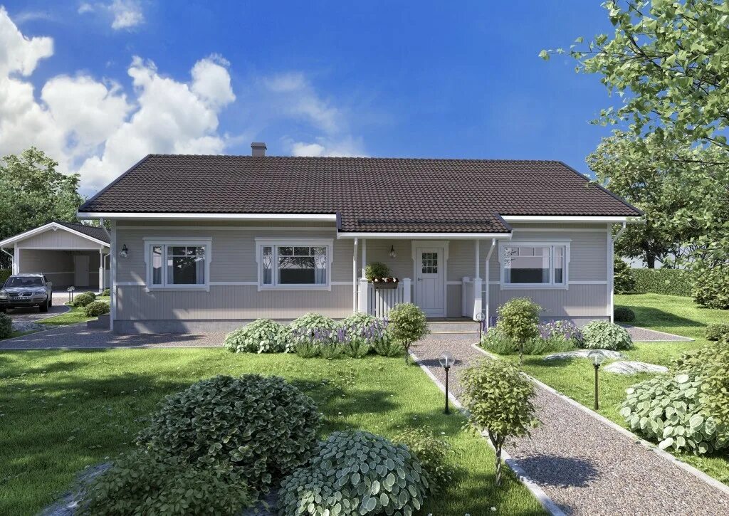 Дом в финском стиле одноэтажный. Маленький серый дом. Финдом. Фин дом. Адвенчер тайм дом финна и джейка.