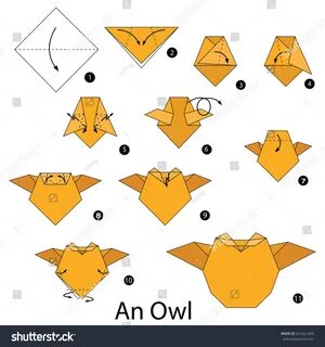 Оригами сова: мастер класс и схема из модулей