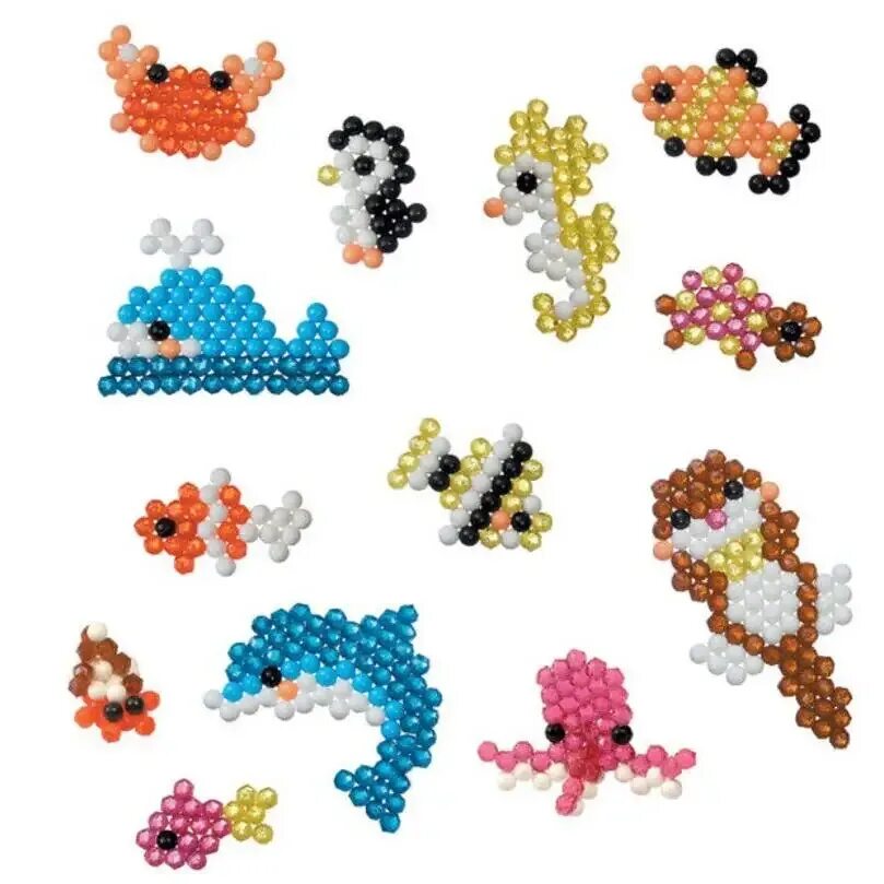 Мозаика Аква Бидс. AQUABEADS корги. Аква мозаика Aqua Beads. Аква Бидс схемы.