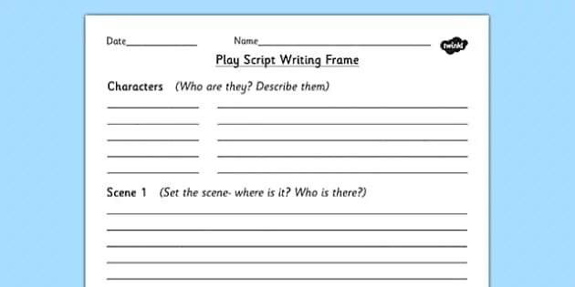 Make script script. Play script. script writing. writing a play script. play script for kids.