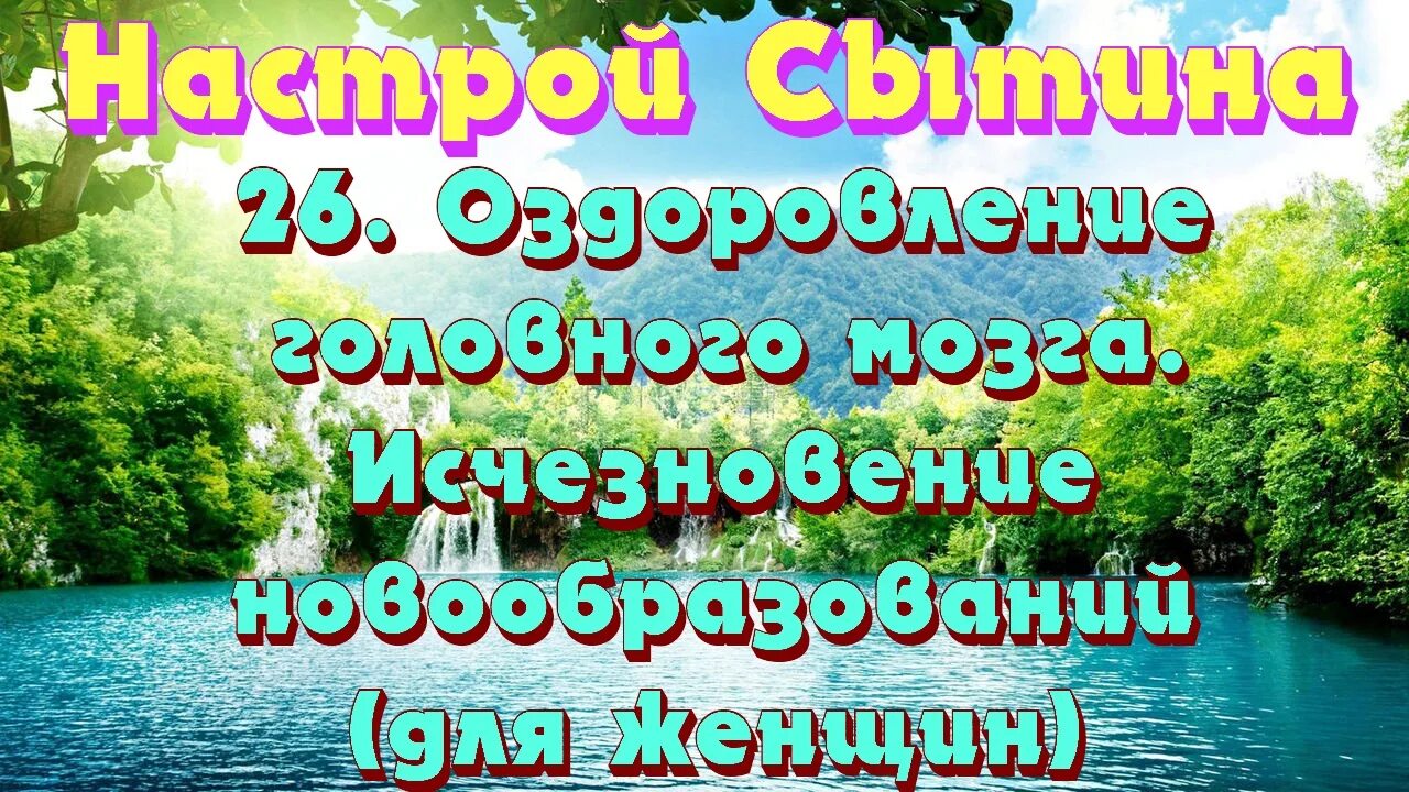 Настрой Сытина на оздоровление головы. Настрои Сытина для женщин. Настрой Сытина на оздоровление головы для женщин. Оздоравливающие настрои Сытина.