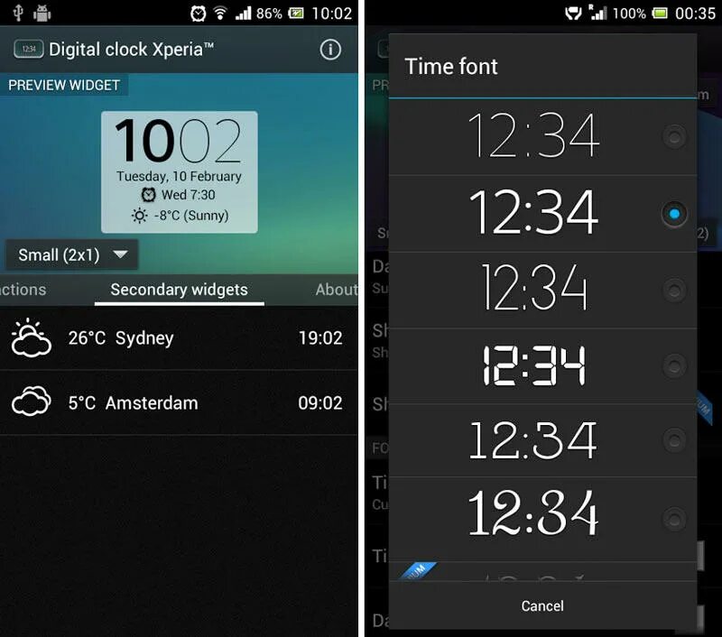 Xperia программа. Sony Xperia Clock widget. Digital Clock widget Xperia. Виджет цифровые часы для андроид. Виджет часов Xperia.