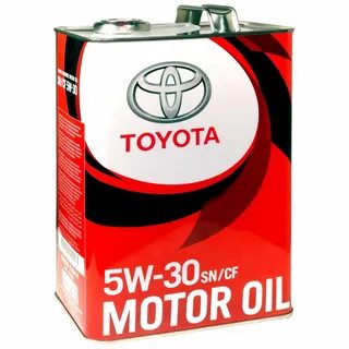 Масло тойота 5w30 4 литра