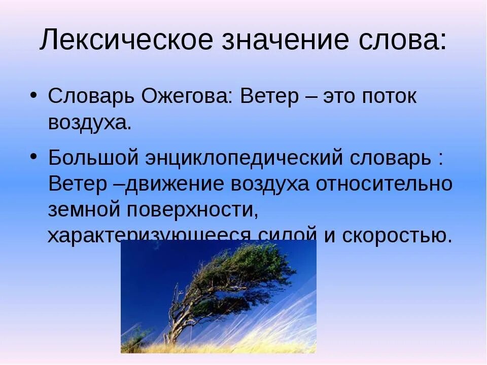 Госпиталь лексическое значение. Рассказ о слове ветер. Ветер для словаря. Слова ветра. Лексическое значение слова ветер.