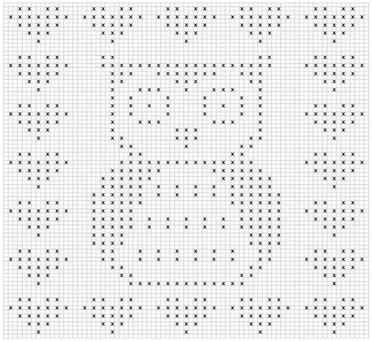Узор- сова Machine knitting, Knitting, Grid lines