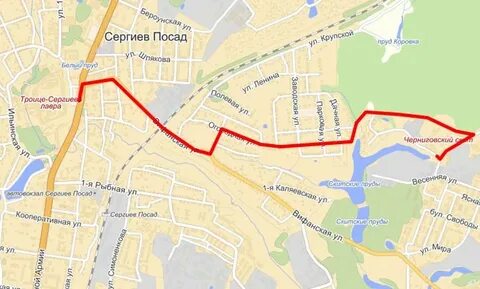 Маршрут 49 сергиев посад