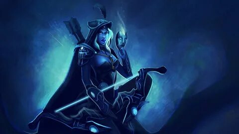 Drow ranger dota 2 обои.