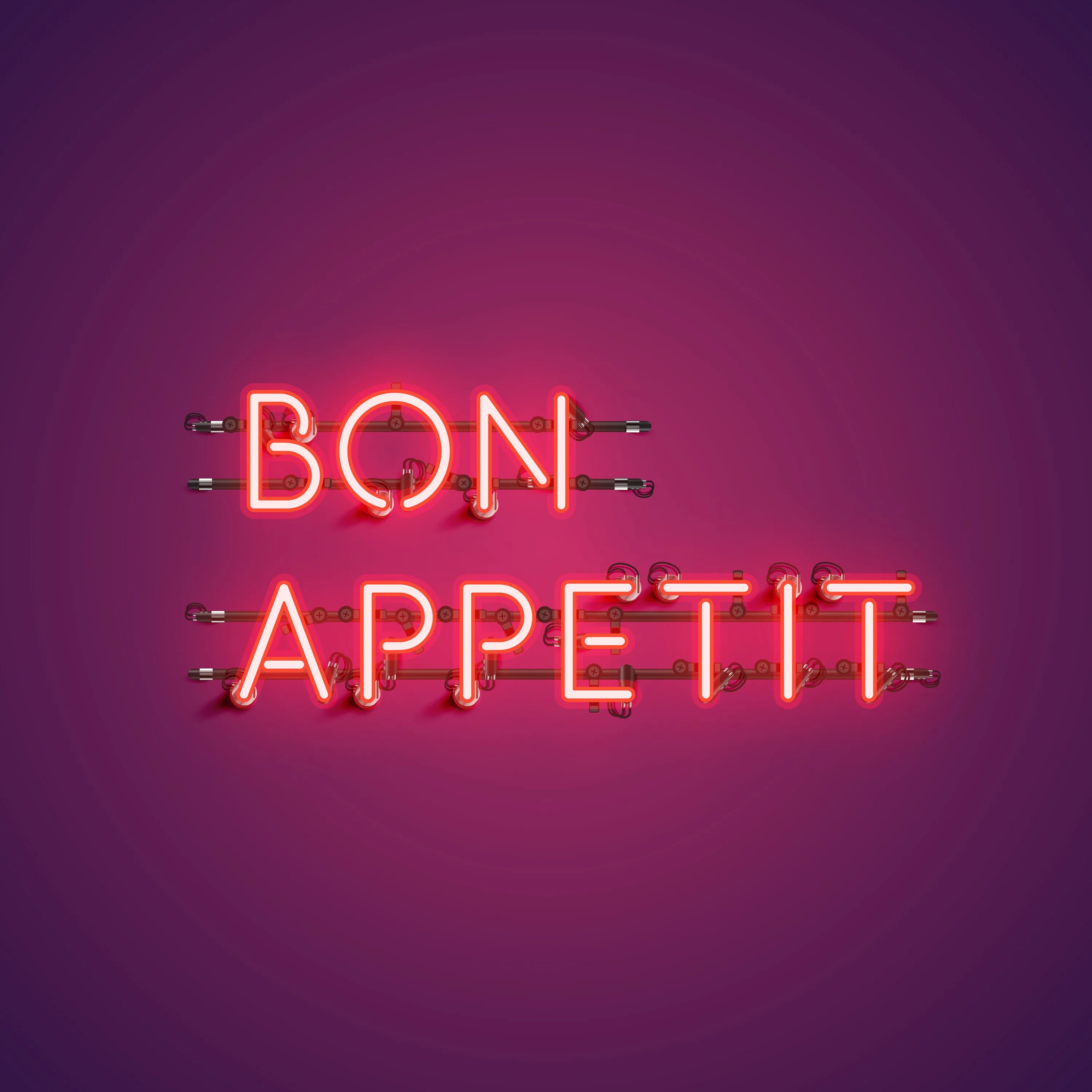 Неон Бон аппетит. Бон аппетит вектор. Слово Бон. Bon Appetit логотип Neon sign.