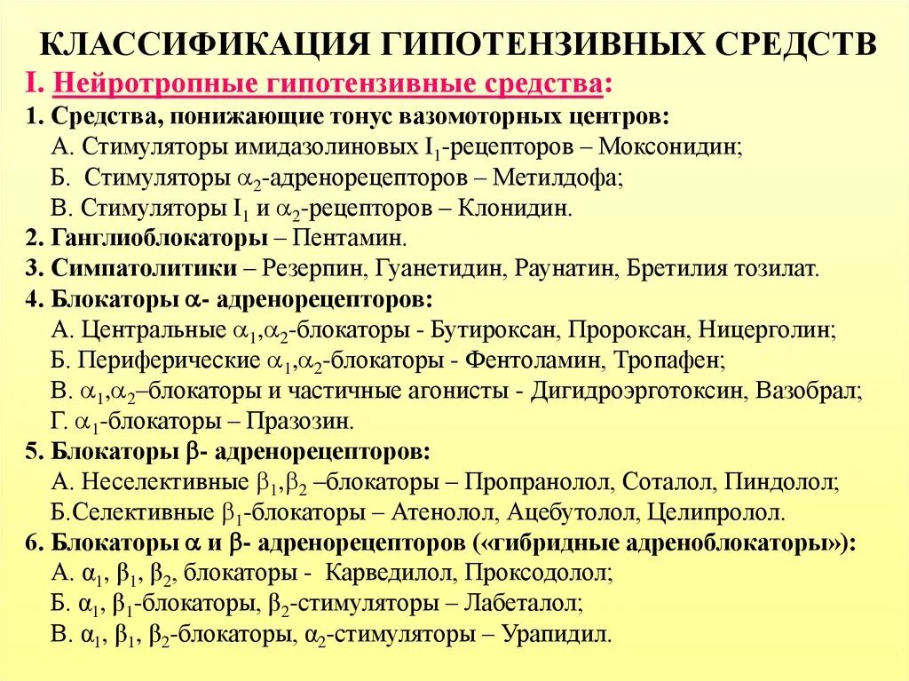 Гипотензивные средства что это. Классификация гипотензивных средств. Гипотензивные средства классификация с препаратами. Классификация гипотензивных (антигипертензивные) препаратов. Гипотензивные препараты 1 поколения.