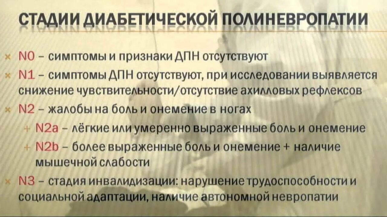 Полинейропатия нижних код по мкб 10. Диабетическая полинейропатия. Диабетическая полинейропатия нижних конечностей симптомы. Симптомы диабетической полиневропатии. Диабетическая нейропатия клинические проявления.