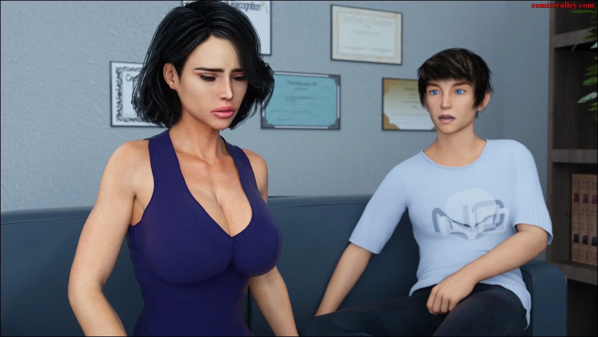 Milfy city caroline рождественский эпизод. Milfy city джуди. Milfy city финал. Milfy city психолог. Кэролайн милфи сити.