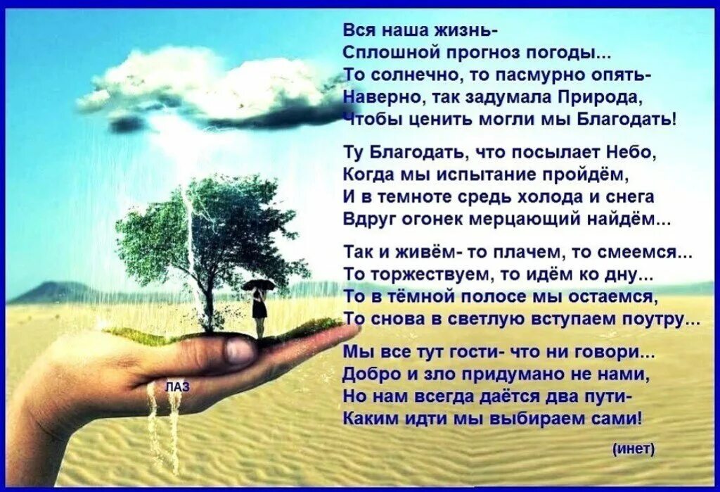 Погода на душе будет. Вся наша жизнь сплошной прогноз погоды. Наша жизнь. Стих наша жизнь похожа. Вся наша жизнь сплошной прогноз погоды стихи.