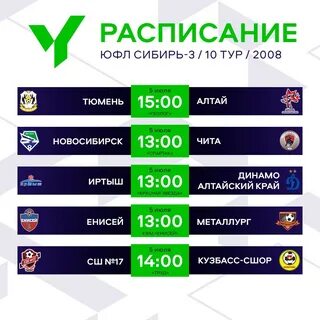 Матчи 19 тура по футболу расписание