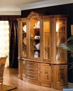 Горка гостиная классика