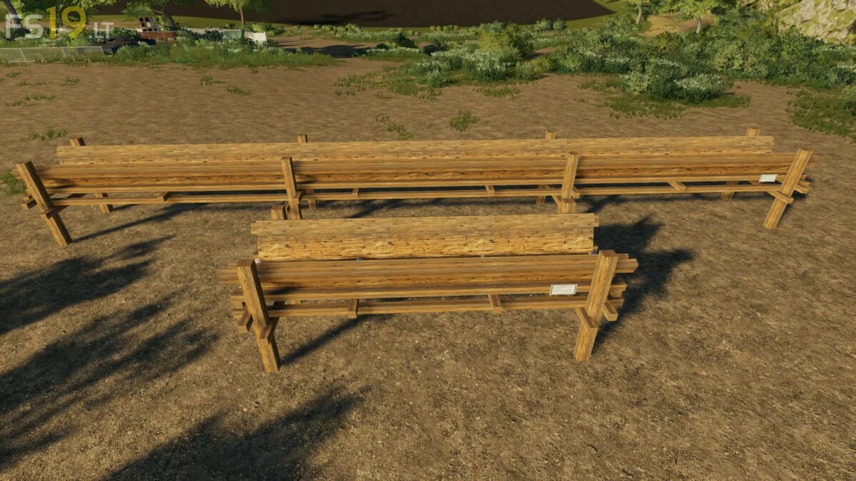 Log 19. Fs22 placeable logs. holder for logs fs 19. fs 19 wooden support storage mf a175c. ложе для штабелей fs19.
