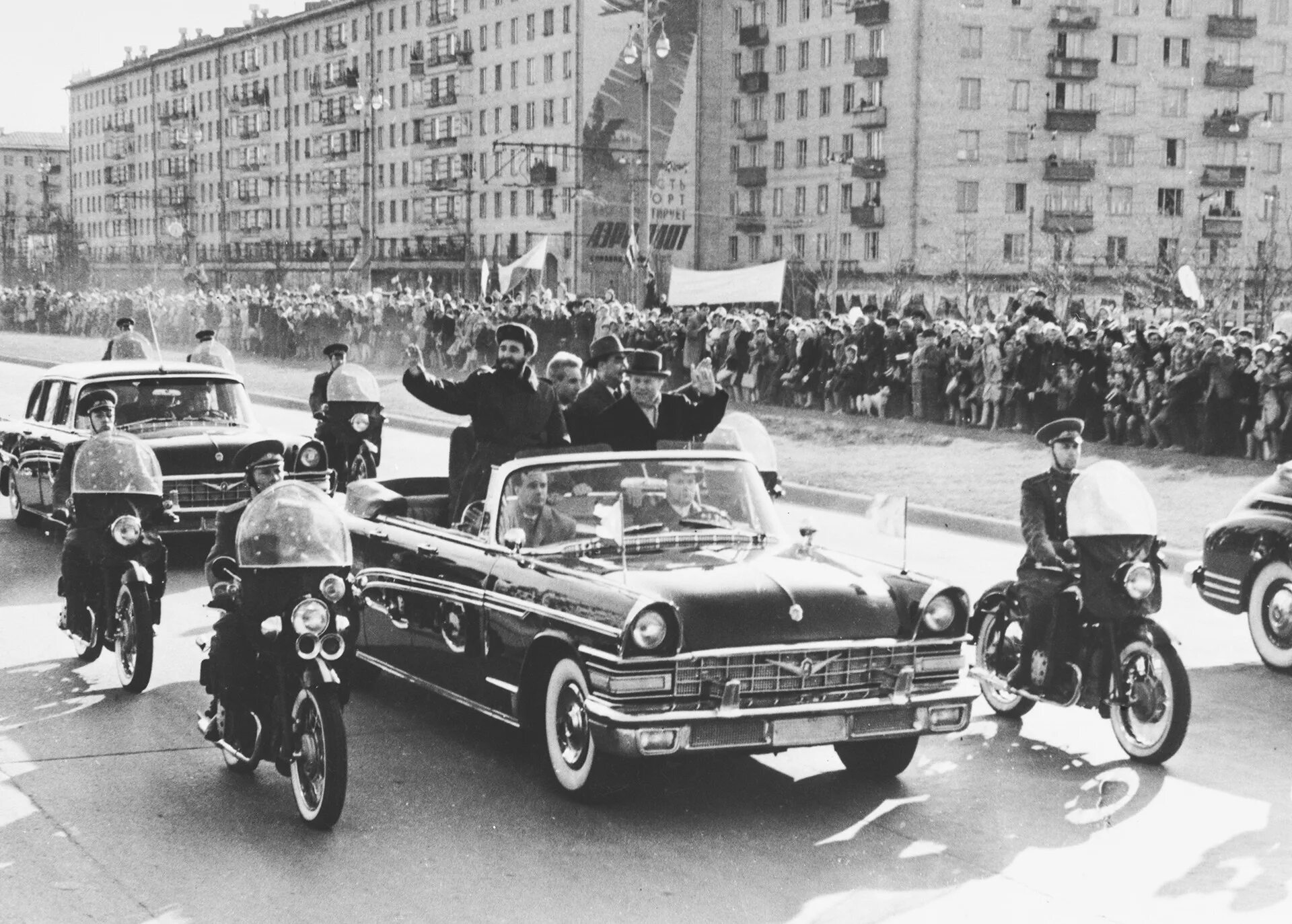 1963 год словами. Кастро в Москве 1963. Визит Фиделя Кастро в Москву.